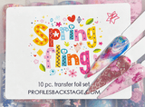Spring Fling Foil Set - 10pc