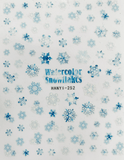 Pasties - Watercolor Snowflakes # 252