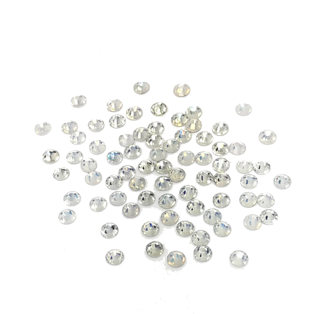 Genuine Crystal Rhinestones - White Opal 144c